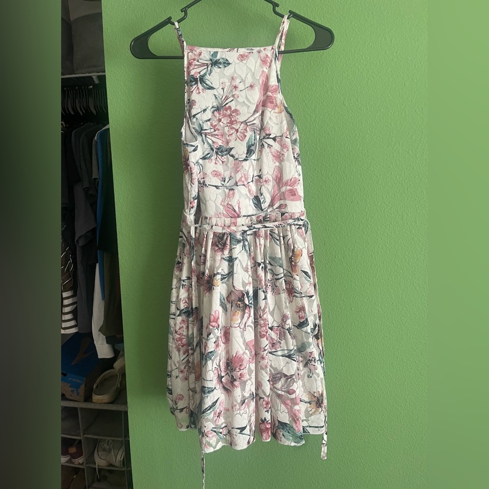 Bailey Blue Large high neck spaghetti strap dress